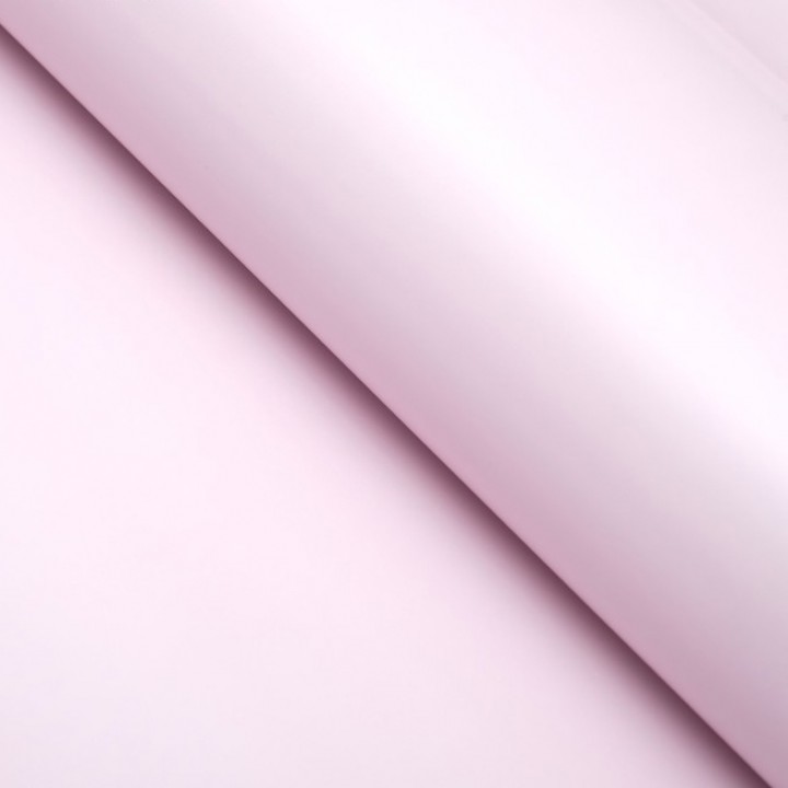 Бумага упаковочная матовая, однотонная, 49 х 70 см. Розовая