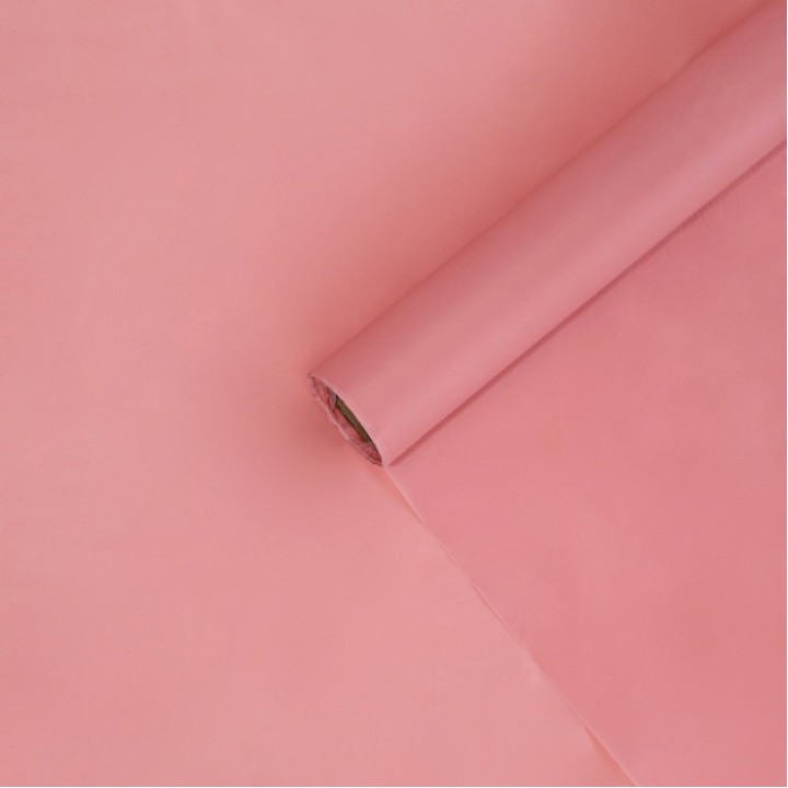 Пленка тишью влагостойкая Нежно-розовый, 0.6 x 8 м.