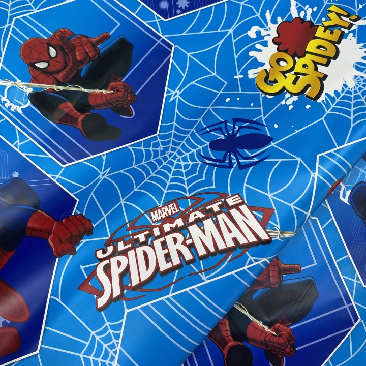 Бумага упаковочная Человек-паук фольгированная, 70х50 см.