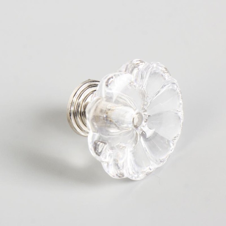 Ручка Кристалл серебро 28х28мм.