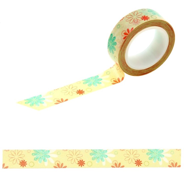 Декоративный скотч "Сказочные цветы"